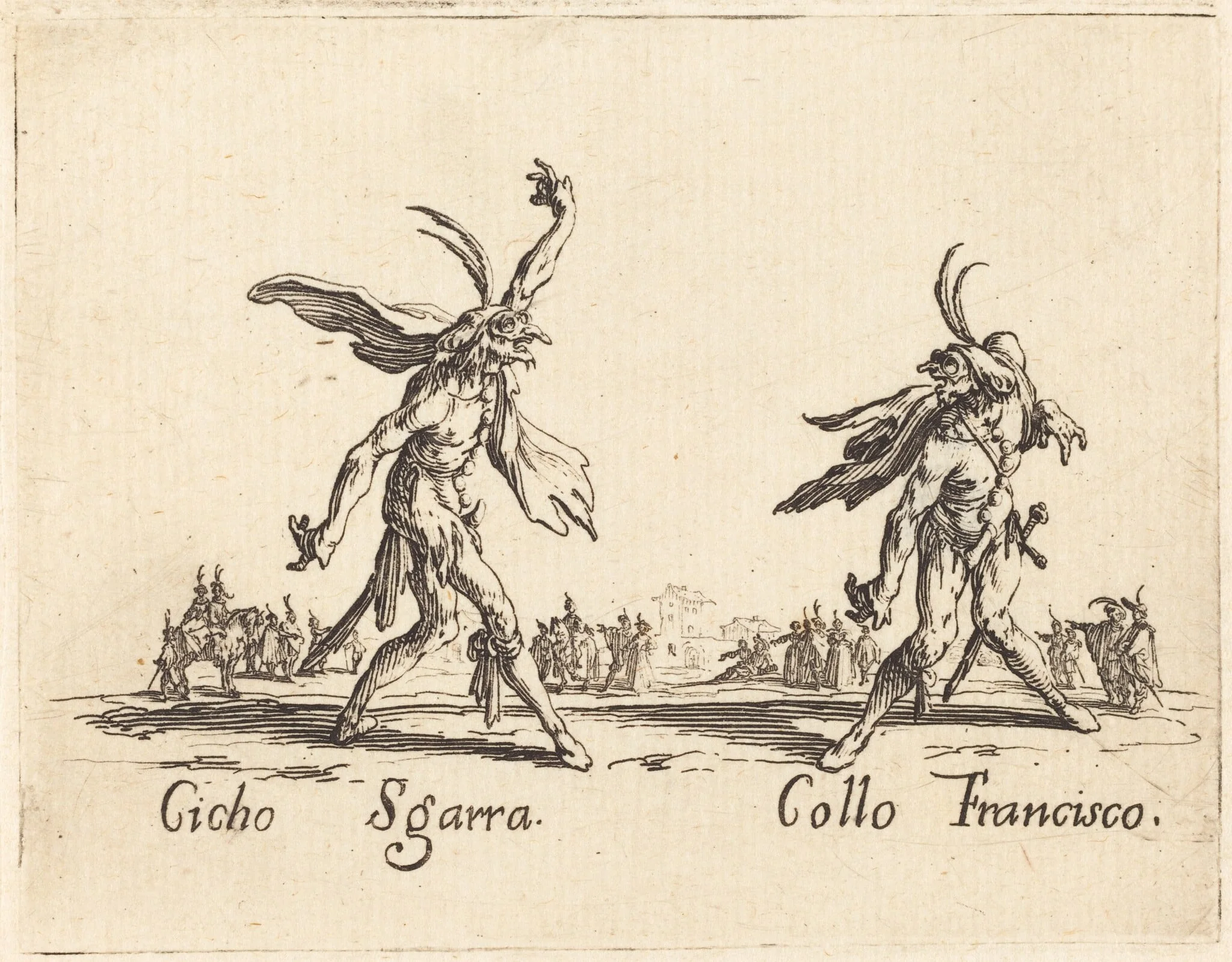 Cicho Sgarra and Collo Francisco, detail