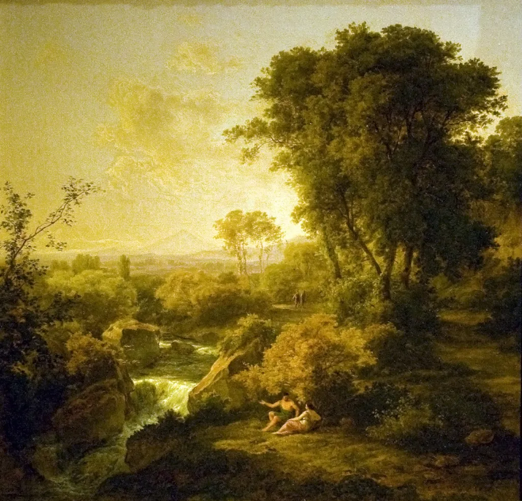 Arcadia, by Károly Markó, oil, 1830