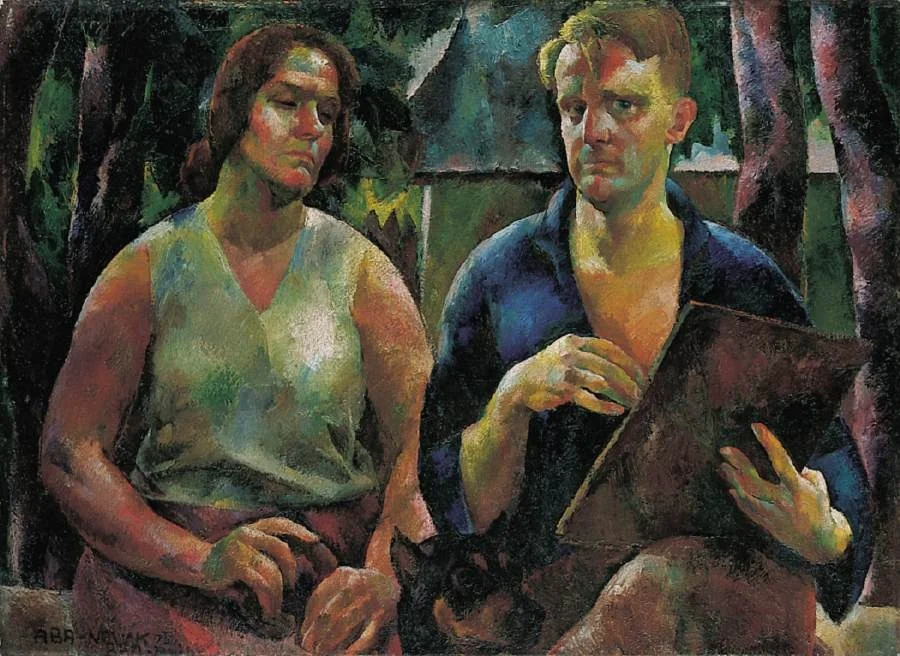 Double Portrait (The Artist and his Wife), detail