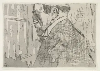 Portrait of Theo van Rysselberghe, by Édouard Vuillard, 1898