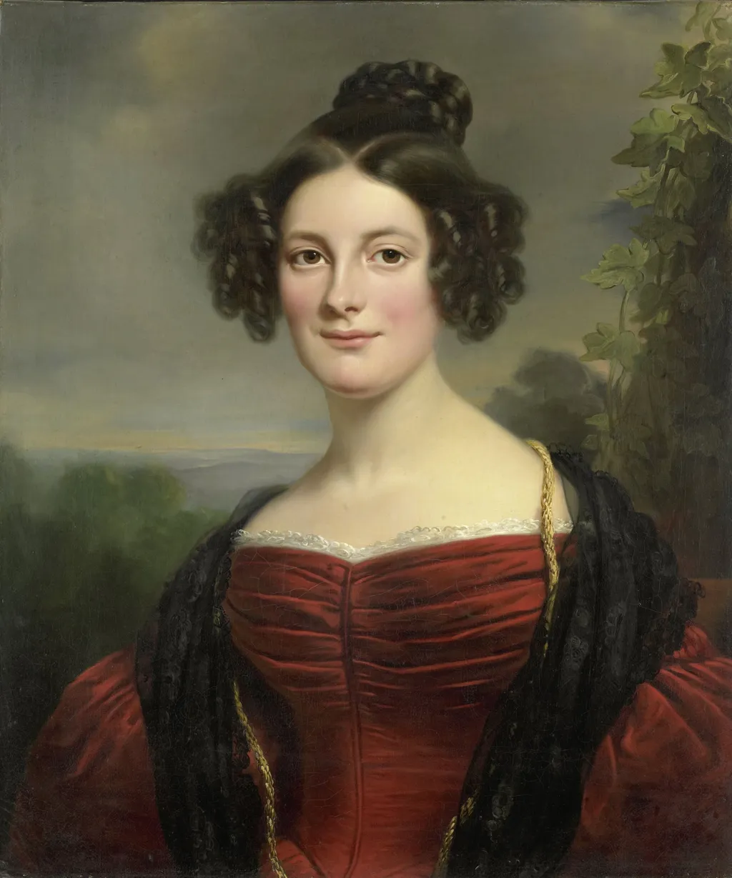 Catharina Annette Fraser (1815-92), by Jan Adam Kruseman, oil, 1834