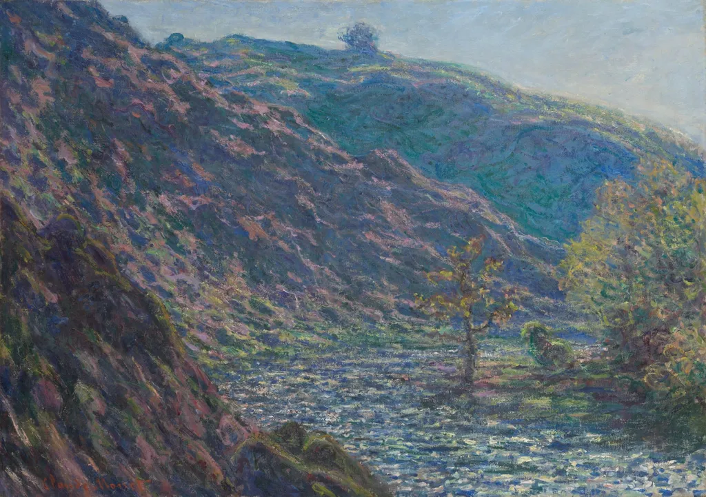 The Petite Creuse River, by Claude Monet, oil, 1889