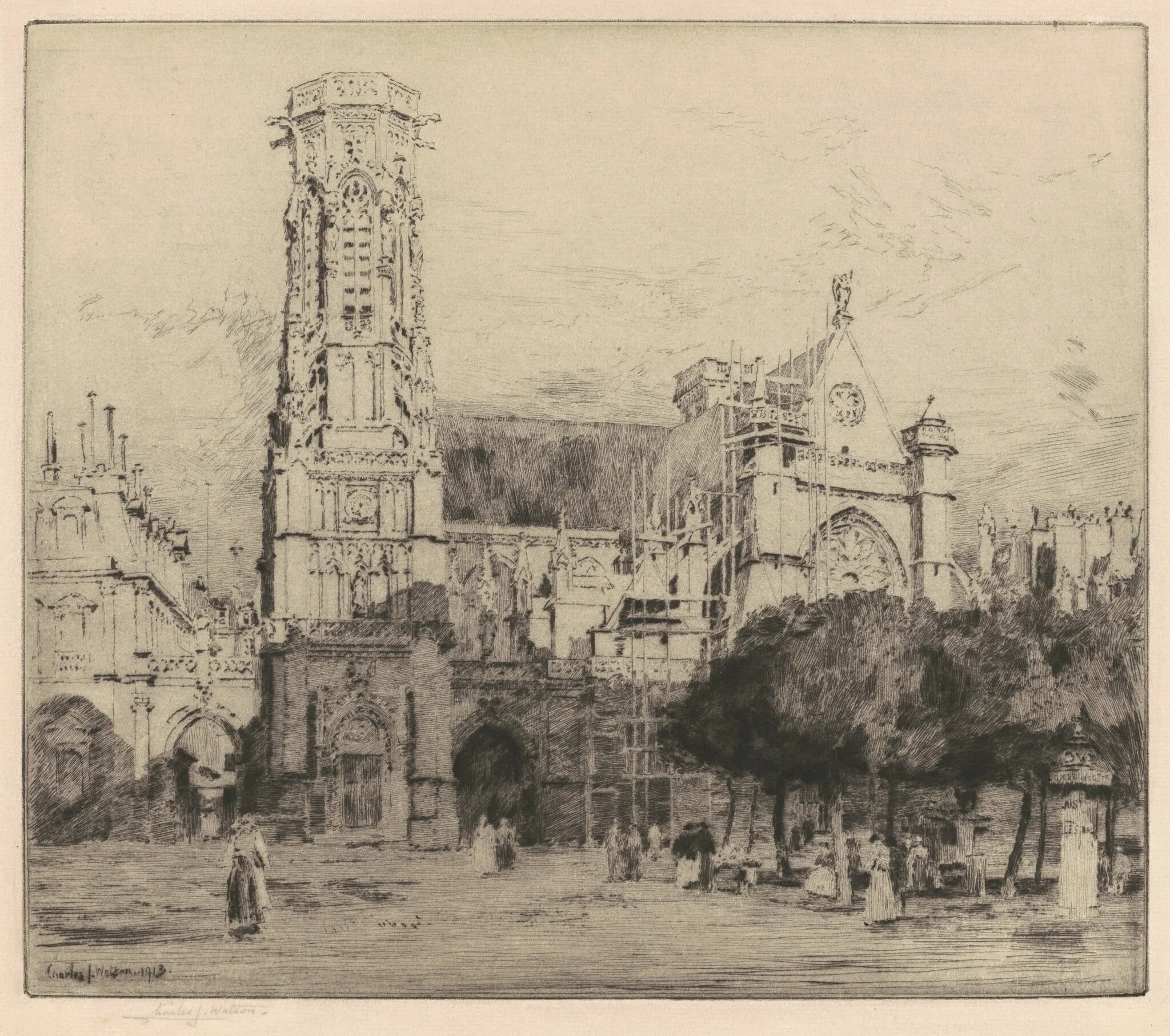 Saint Germain, L'Auxerrois, detail