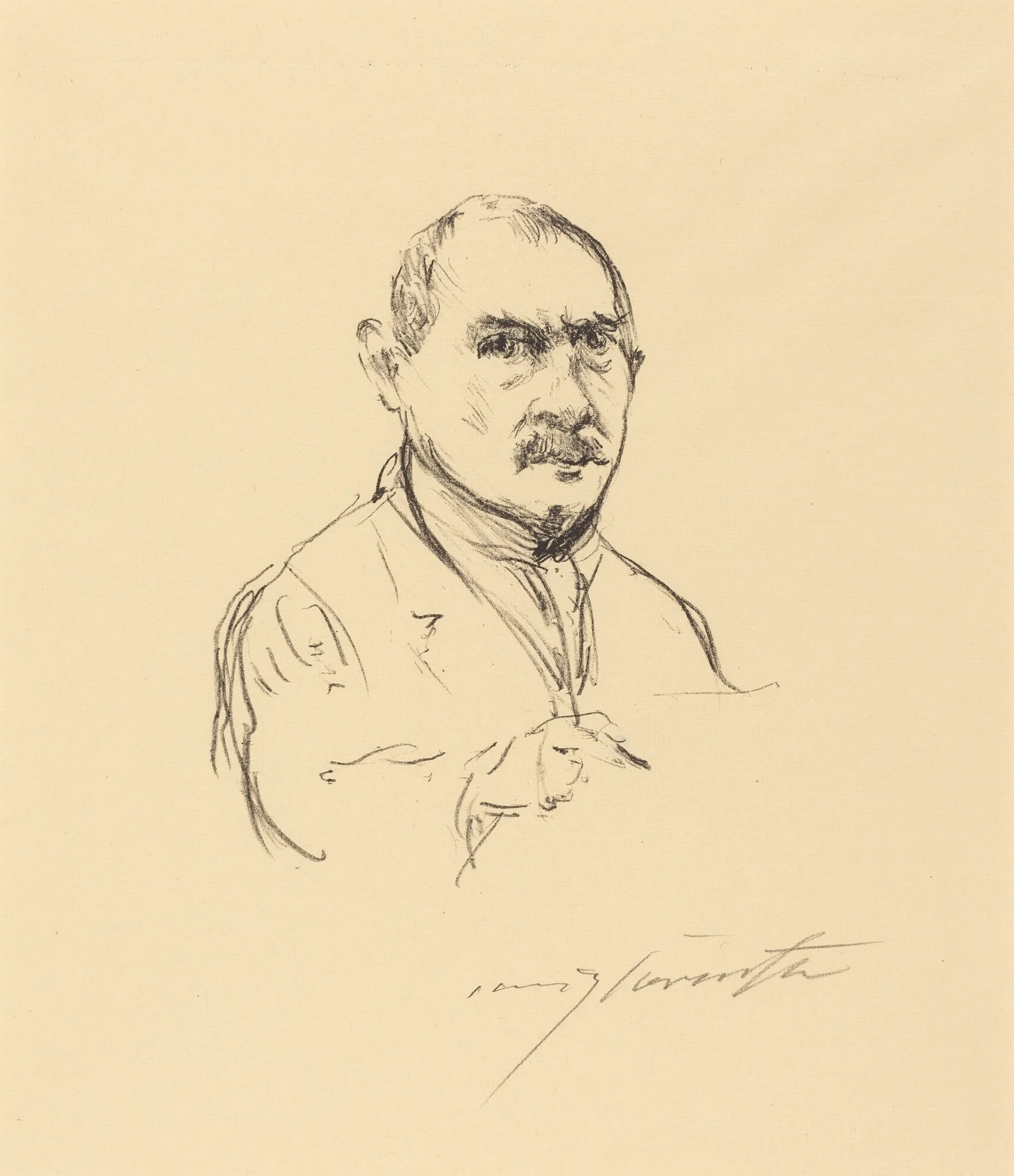 Selbstbildnis (Self-Portrait), detail