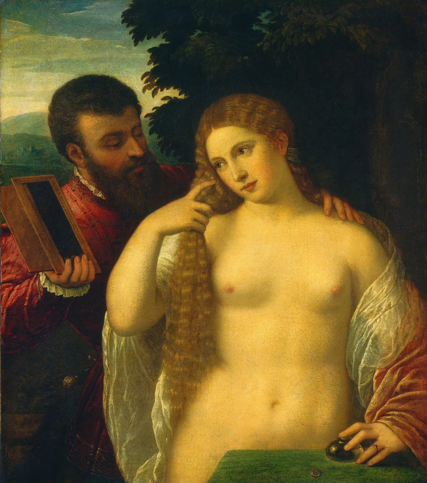 Allegory of Love, detail