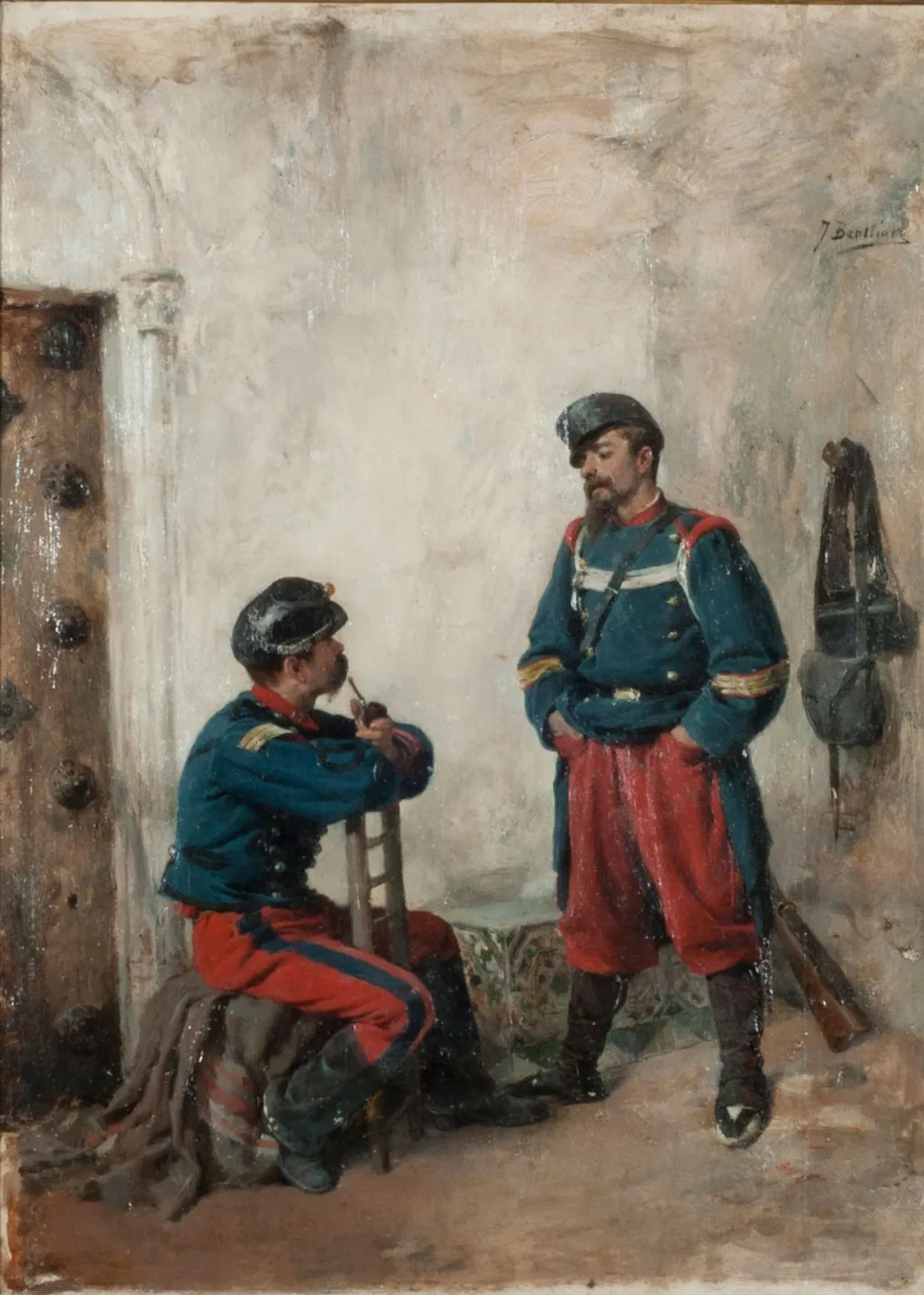 Two Soldiers, by José Benlliure y Gil, unspecified, 1905