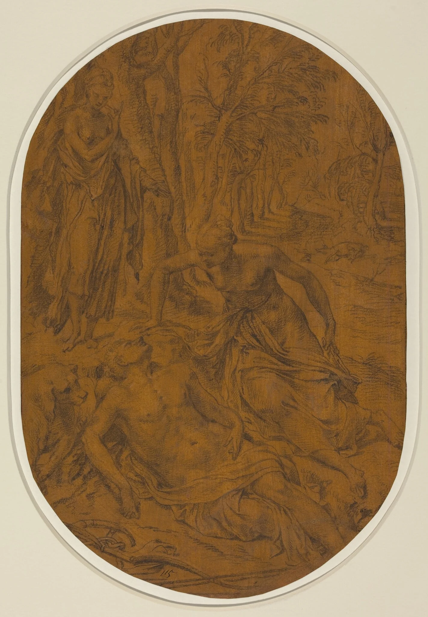 Diana and Endymion, detail