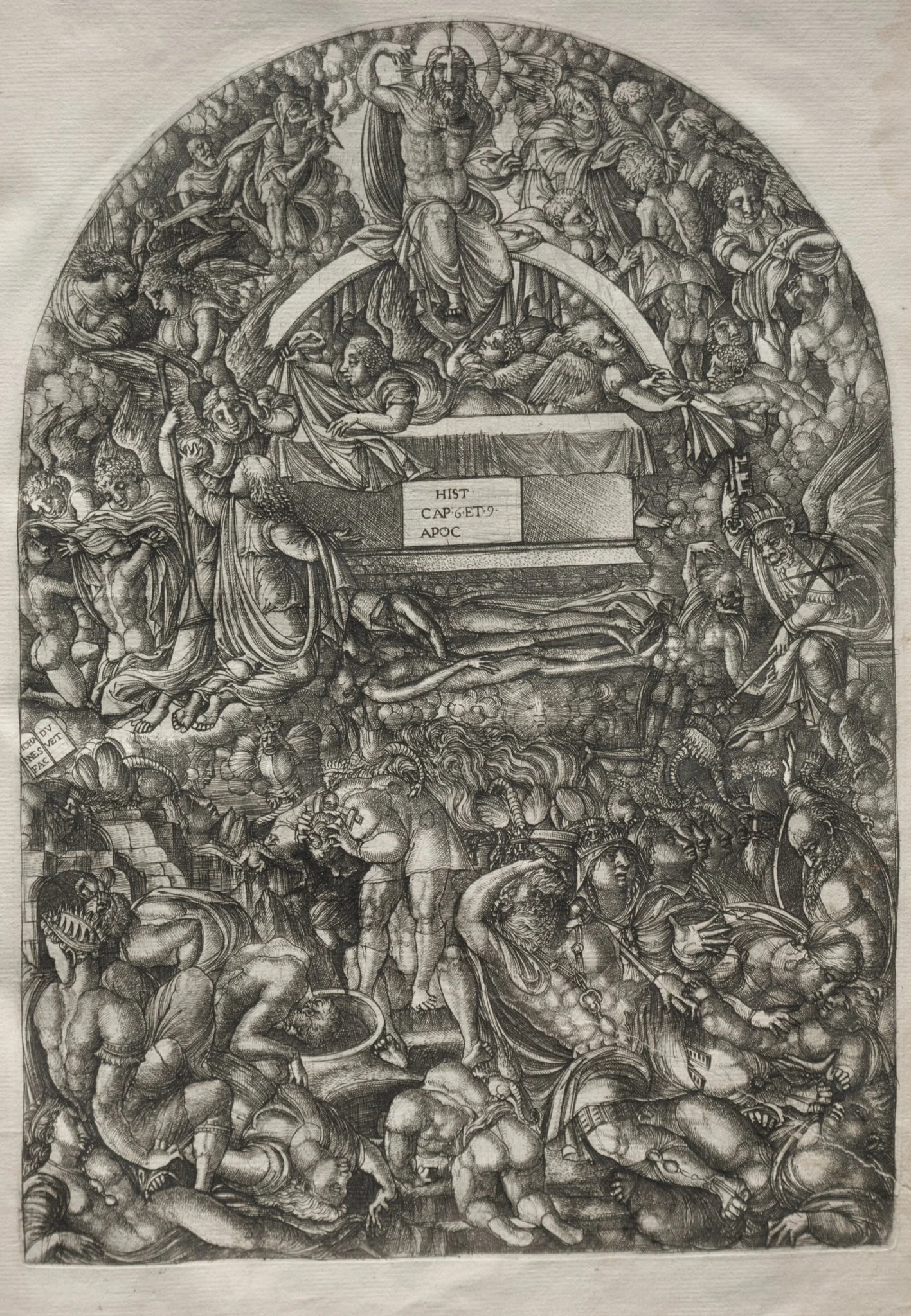 The Apocalypse: A Star Falls and Makes Hell to Open, detail