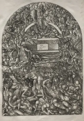 The Apocalypse:  A Star Falls and Makes Hell to Open, by Jean Duvet, 1551