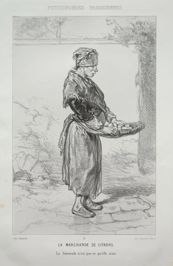 La Marchande de Citrons, detail