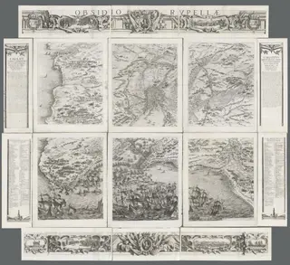 The Siege of La Rochelle, by Israel Henriet, 1629