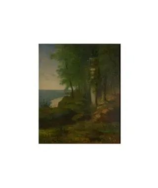 Study for the four seasons: Spring (Daphnis and Chloe), by Jean François Millet, oil, 1865