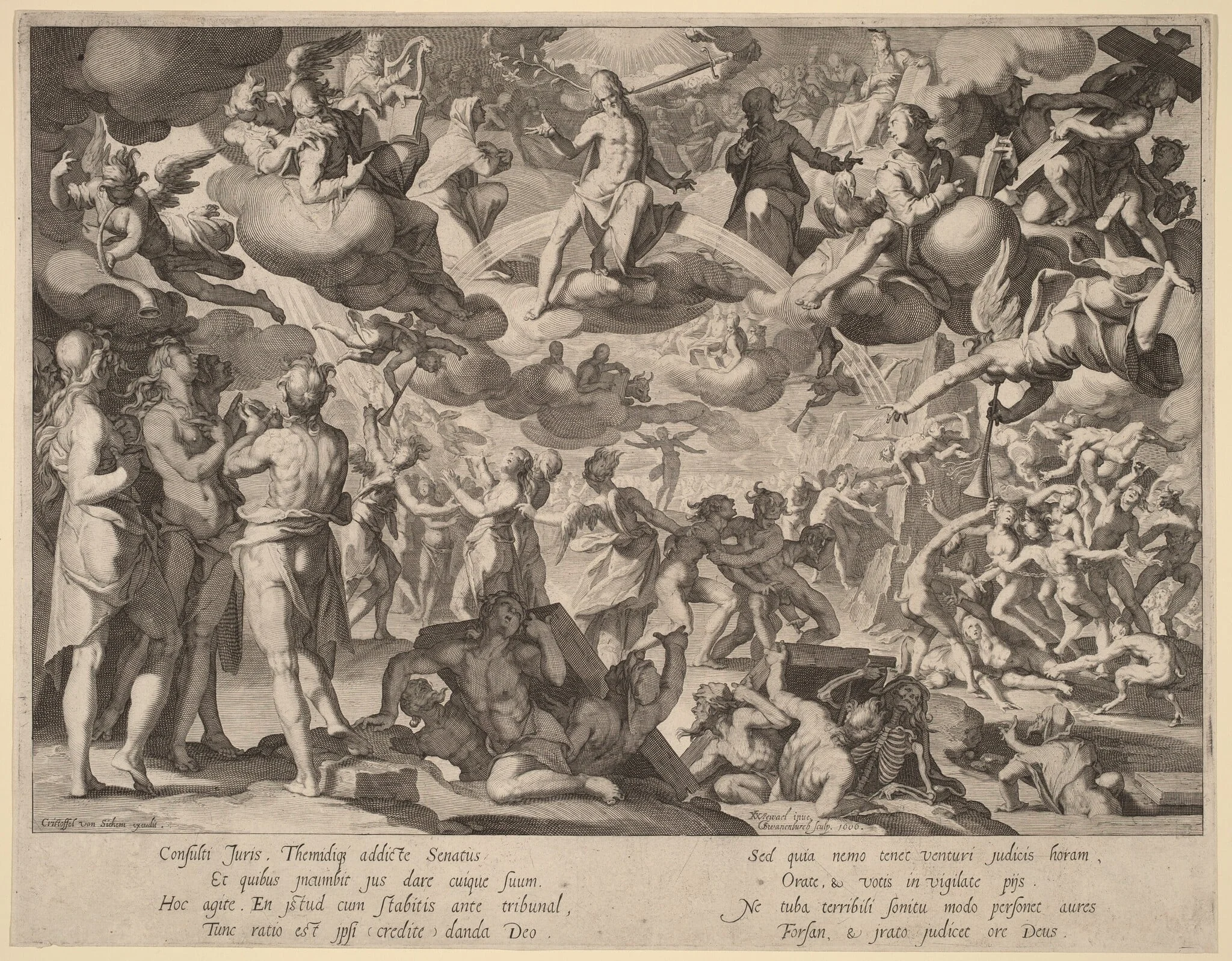 The Last Judgment, detail