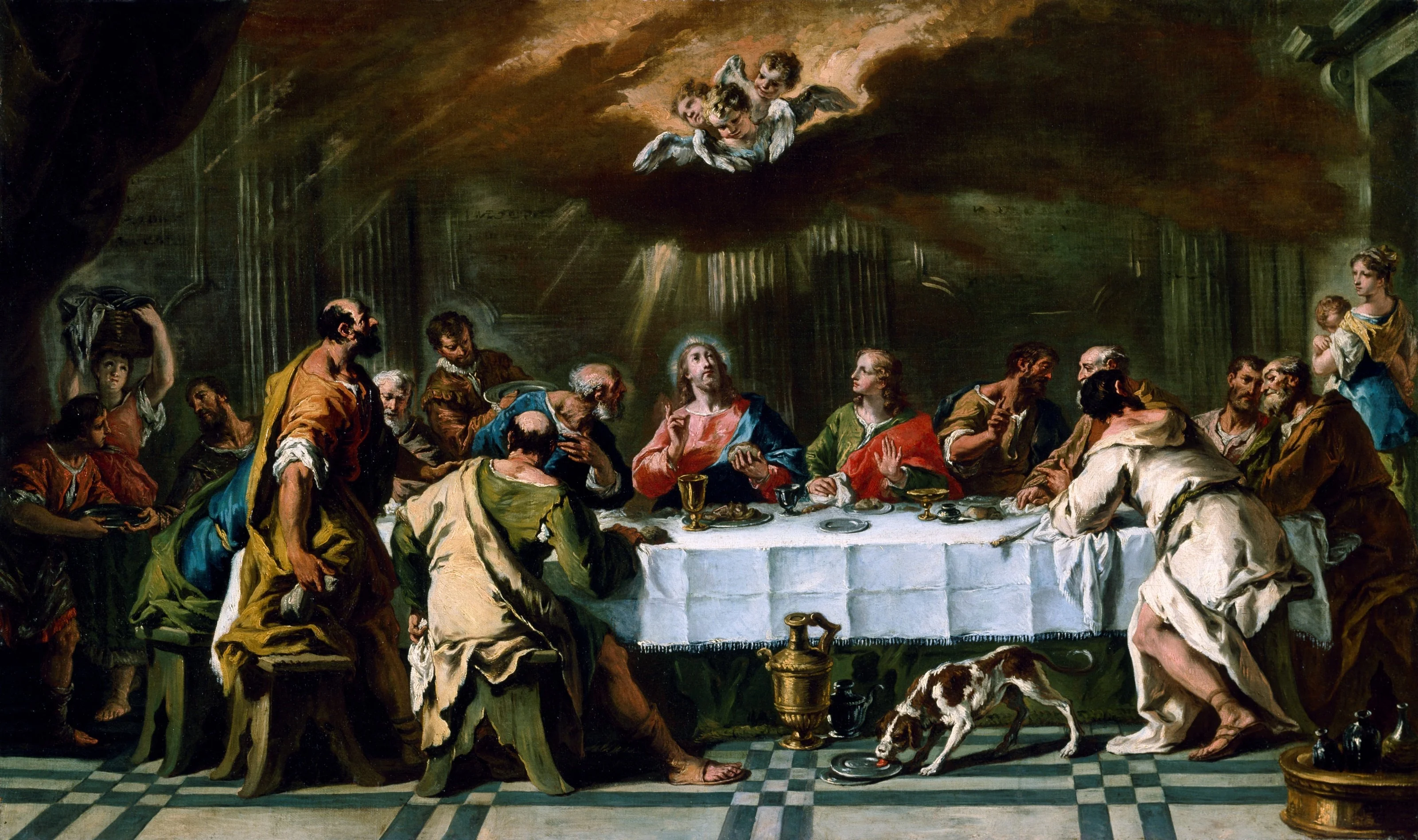 The Last Supper, detail