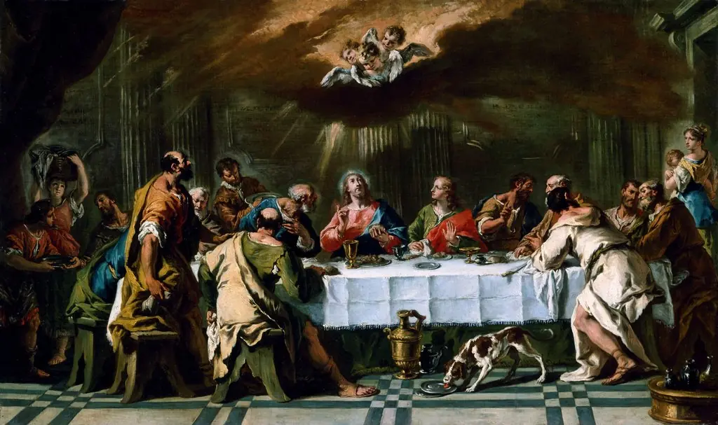 The Last Supper, by Sebastiano Ricci, oil, 1706