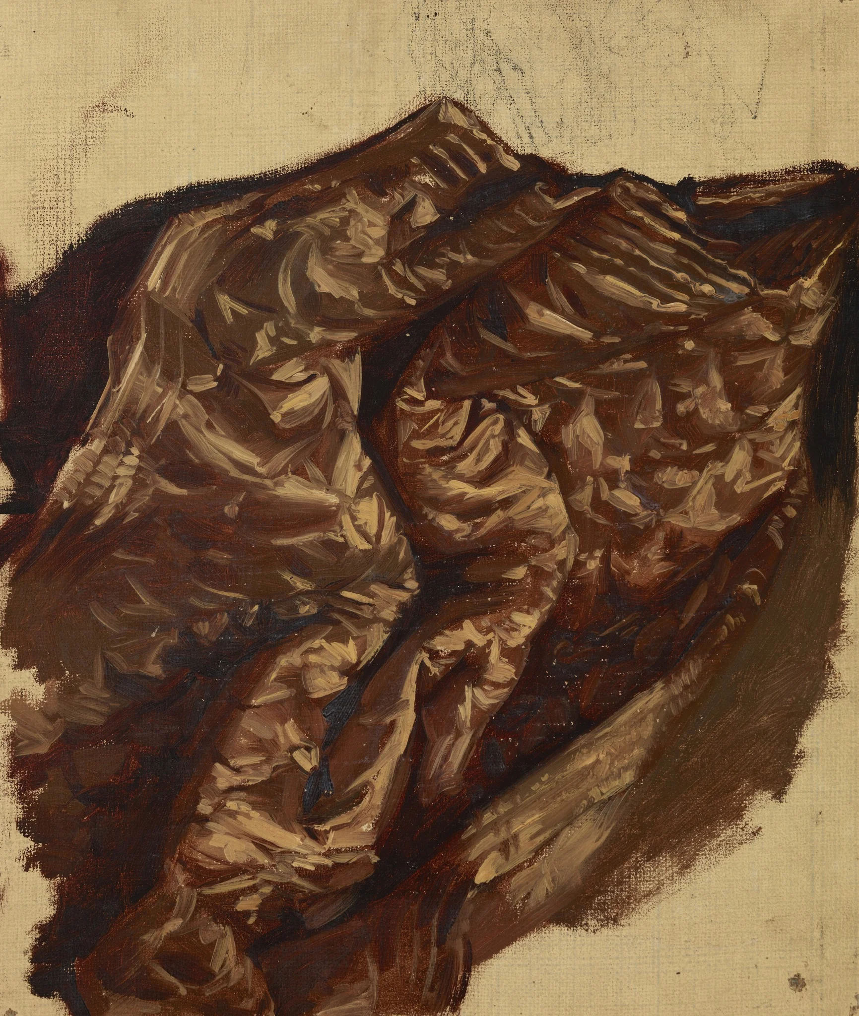 Study of a Brocade Hanging, detail