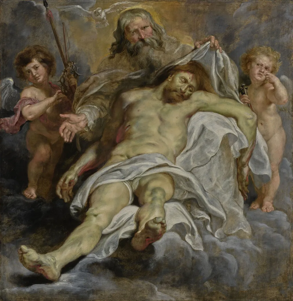 The Holy Trinity, by Peter Paul Rubens, oil, 1620