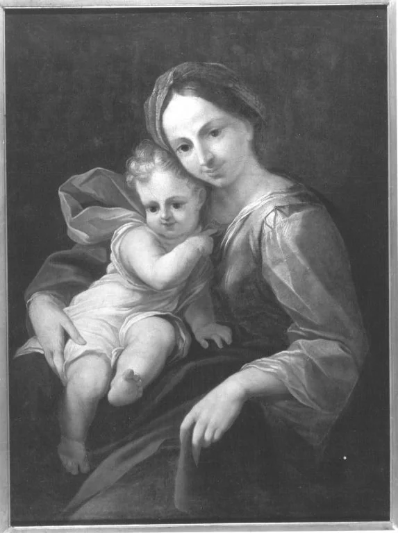 Maria mit Kind (?), detail