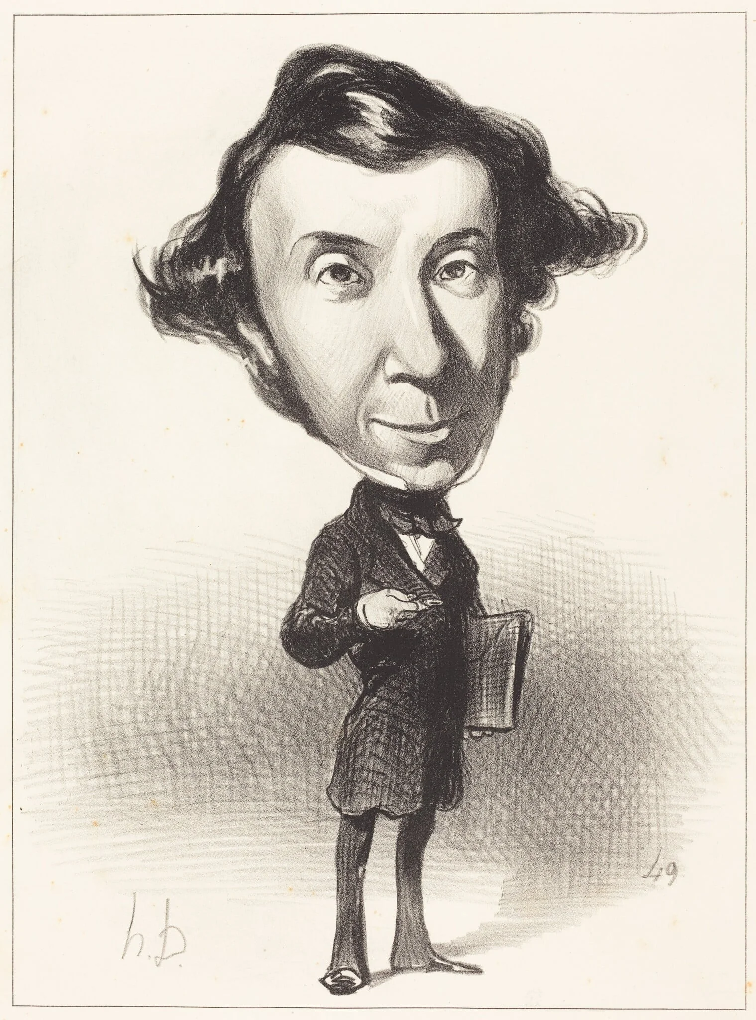 Alex. Ch. Henri de Tocqueville, detail