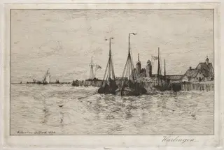 Harlingen, by Robert Swain Gifford, 1884
