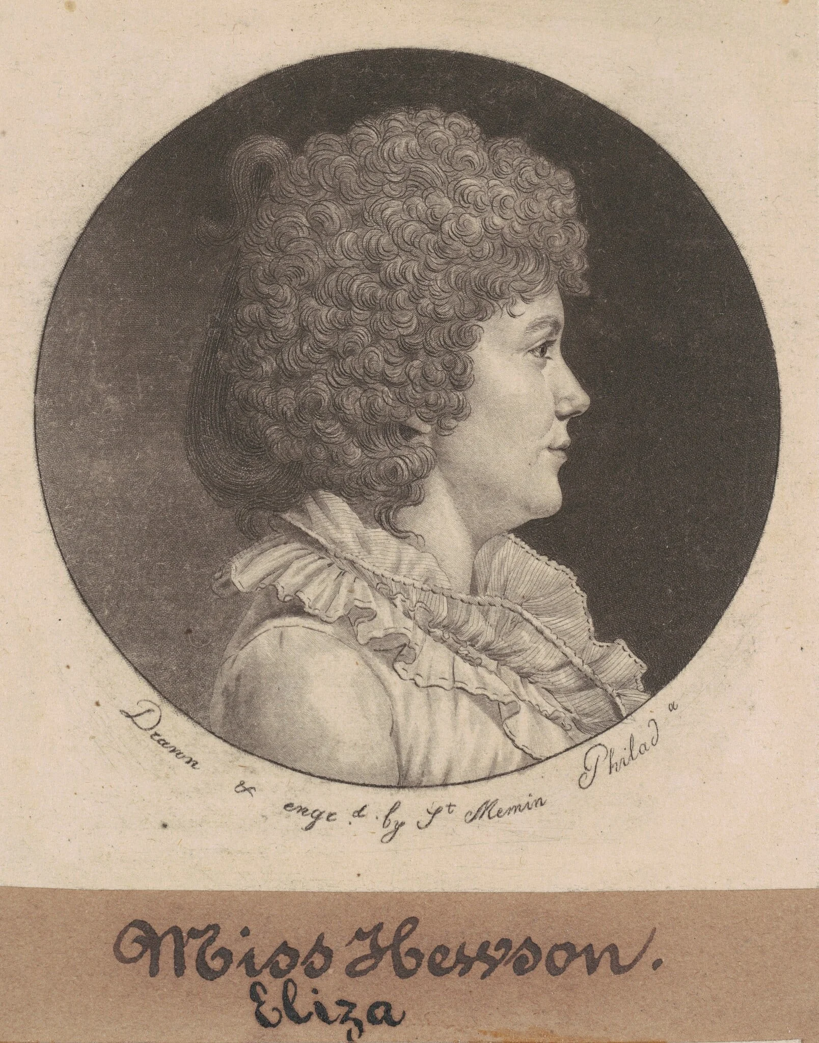 Eliza Hewson, detail