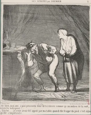 Eh! Bien ... mon ami, a quoi penses-tu? ..., by Honoré Daumier, ink, 1865