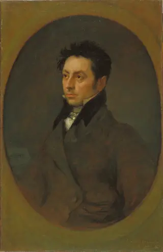 Portrait of Manuel Quijano, by Francisco de Goya, oil, 1815