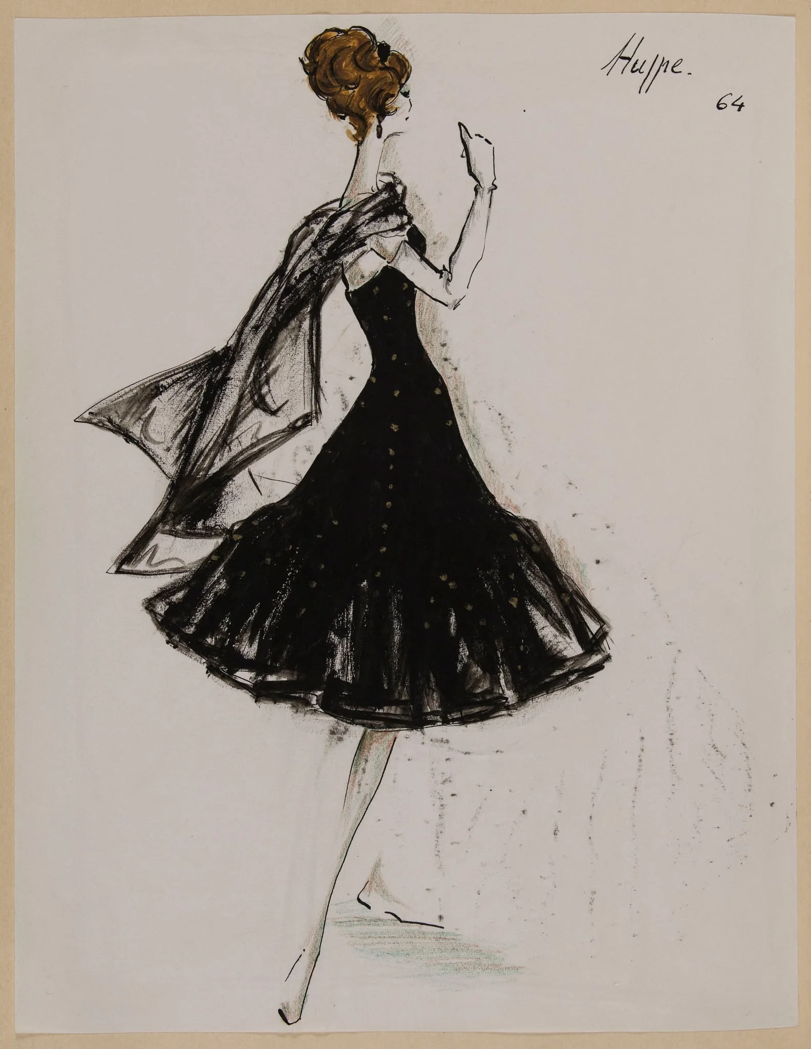 Huppe, detail