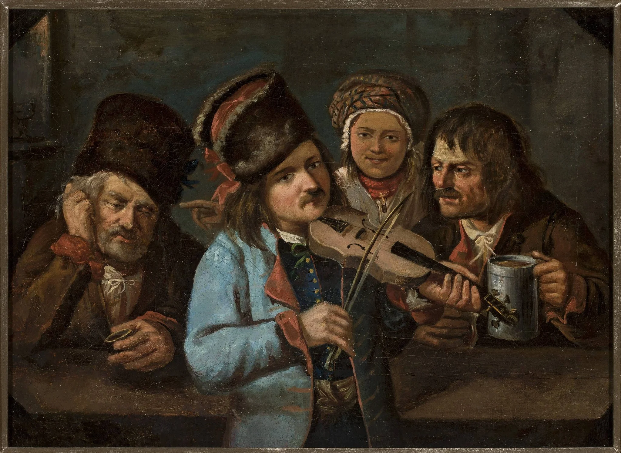 In a tavern, detail