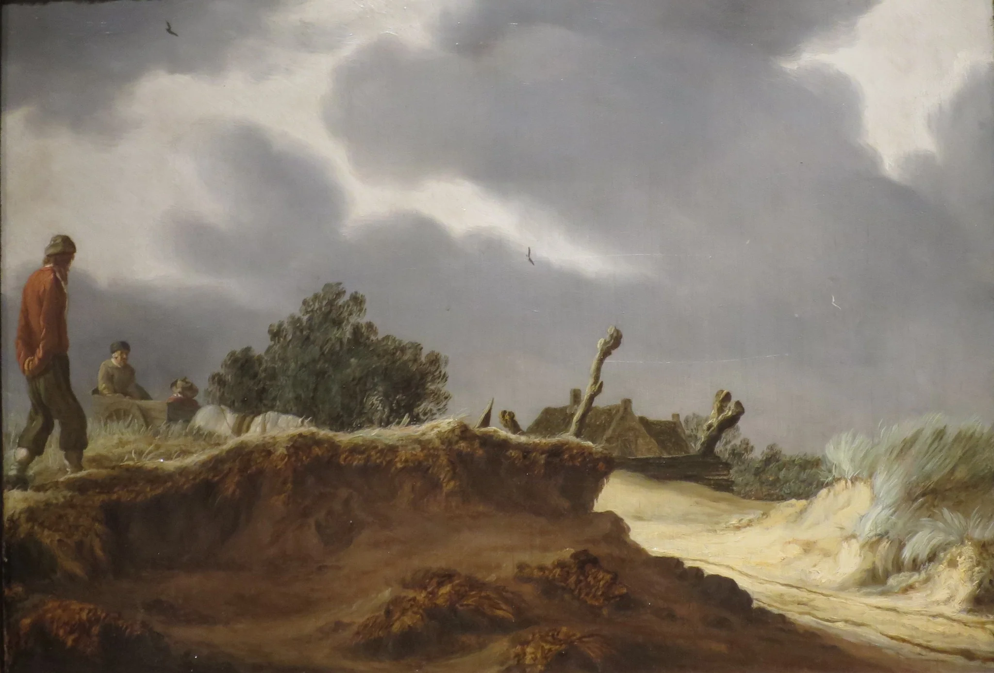 Landscape with Sandy Road, detail
