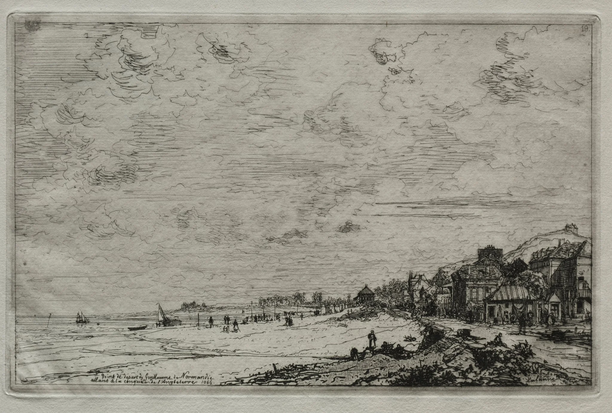 Beuzeval, Opening to La Dive (Calvados), detail