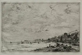 Beuzeval, Opening to La Dive (Calvados), by Maxime Lalanne, 1868