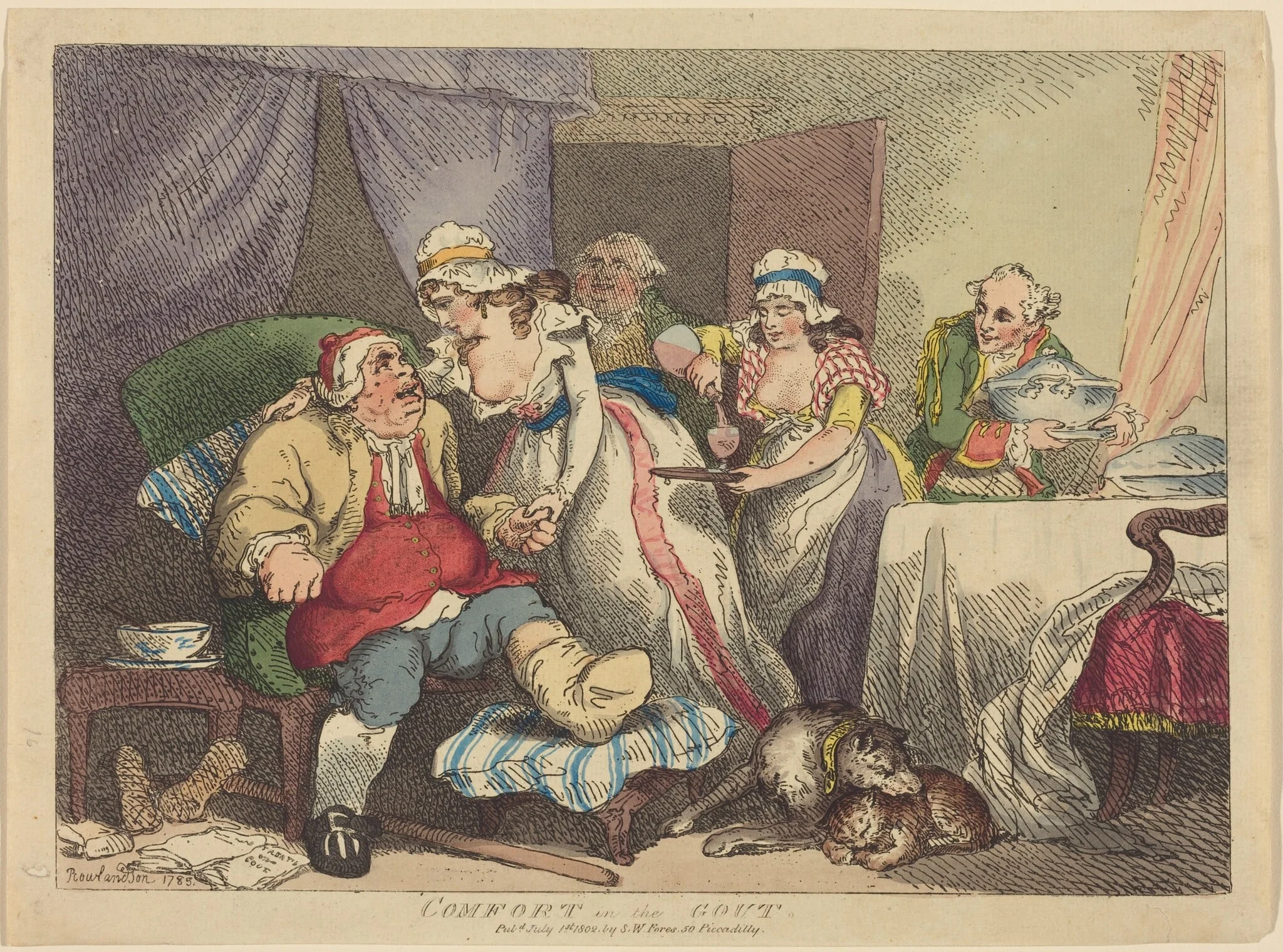 Comfort in the Gout, detail