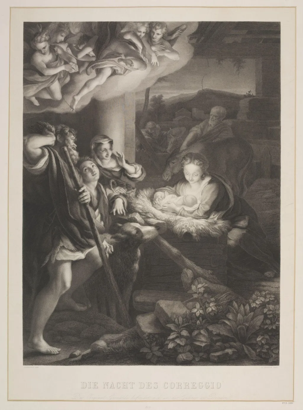 The Adoration of the Shepherds, by Achille Désiré le Fèvre, 1850