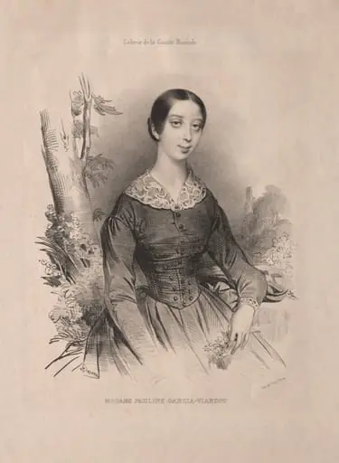Madame Pauline Garcia-Viardot, by Achille Devéria