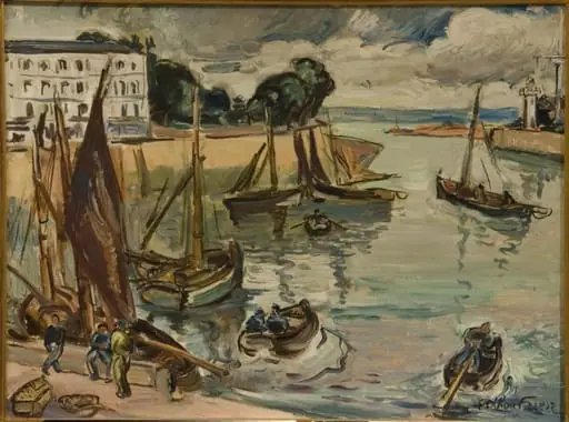 Vedere din port, by Achille-Émile-Othon Friesz
