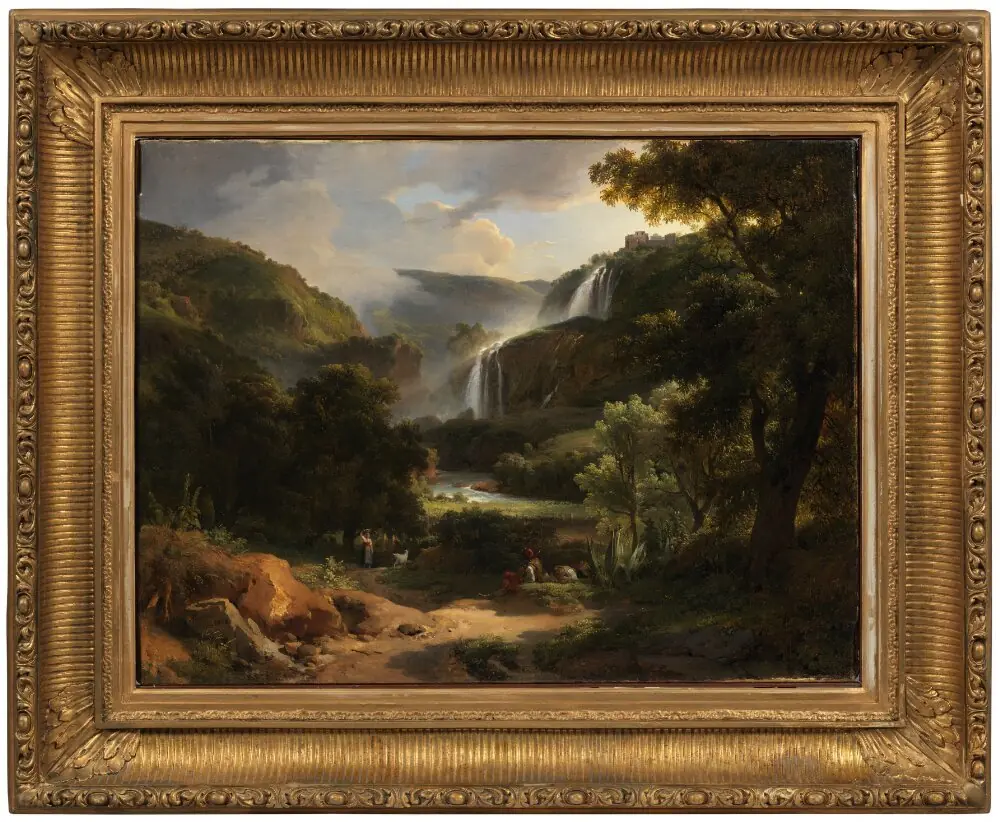 Marmore Falls, Near Terni, Italy, by Achille Etna Michallon