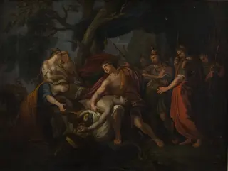 Achilles Lamenting the Death of Patroclus