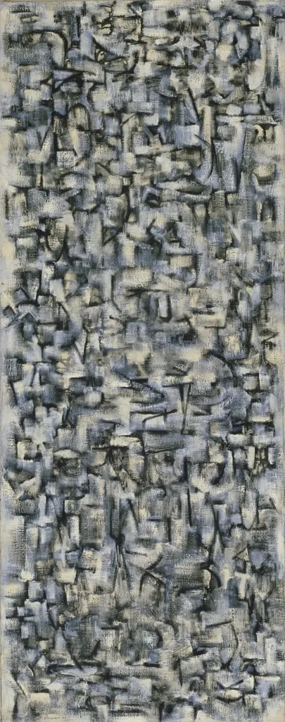 Untitled, by Ad Reinhardt, oil, 1949