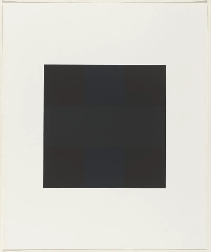 Untitled, by Ad Reinhardt, ink, 1964