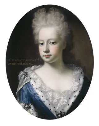 Portrait of Anne O'Neill, later Mrs Segrave, by Garret Murphy, oil, 1698