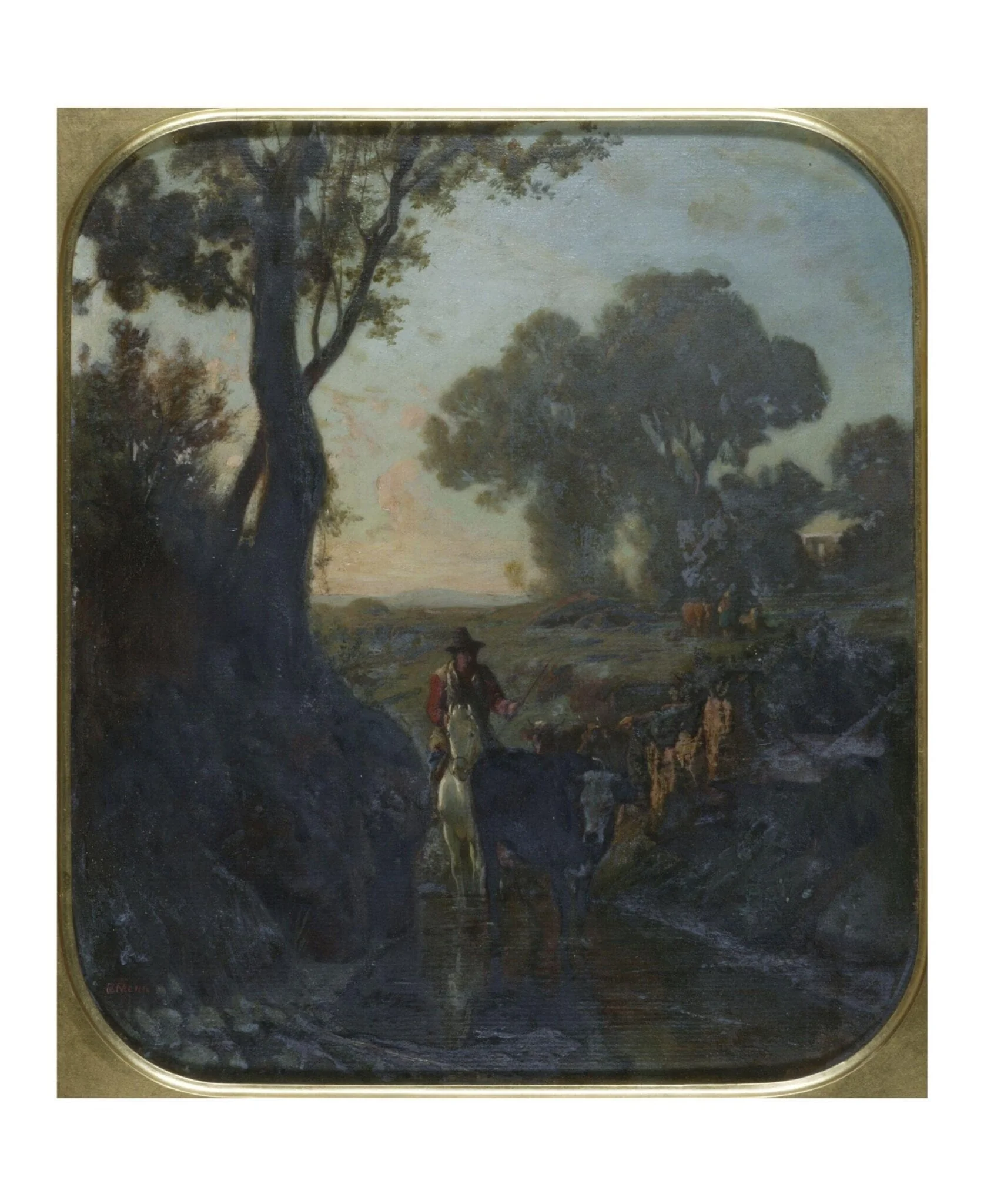 The Cowherd, detail