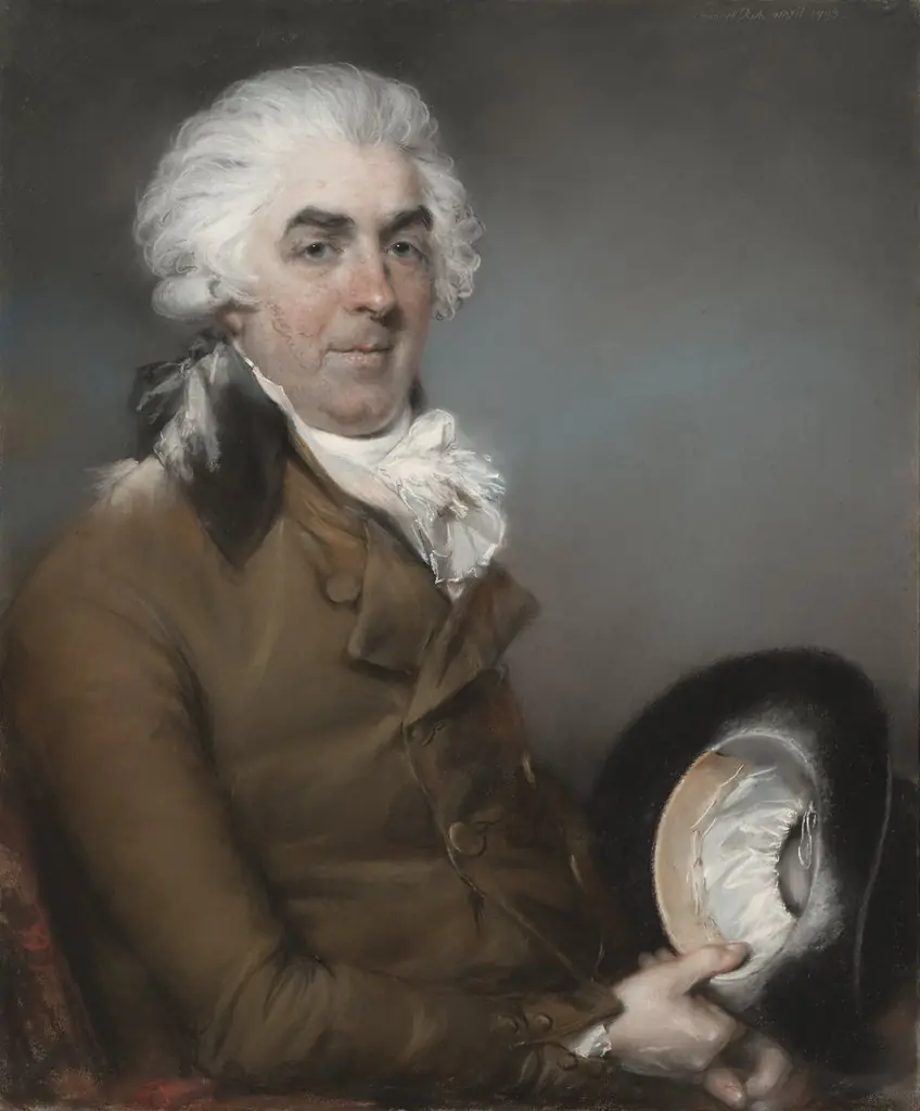 Portrait of George de Ligne Gregory (1740 - 1822), by John Russell, unspecified, 1797
