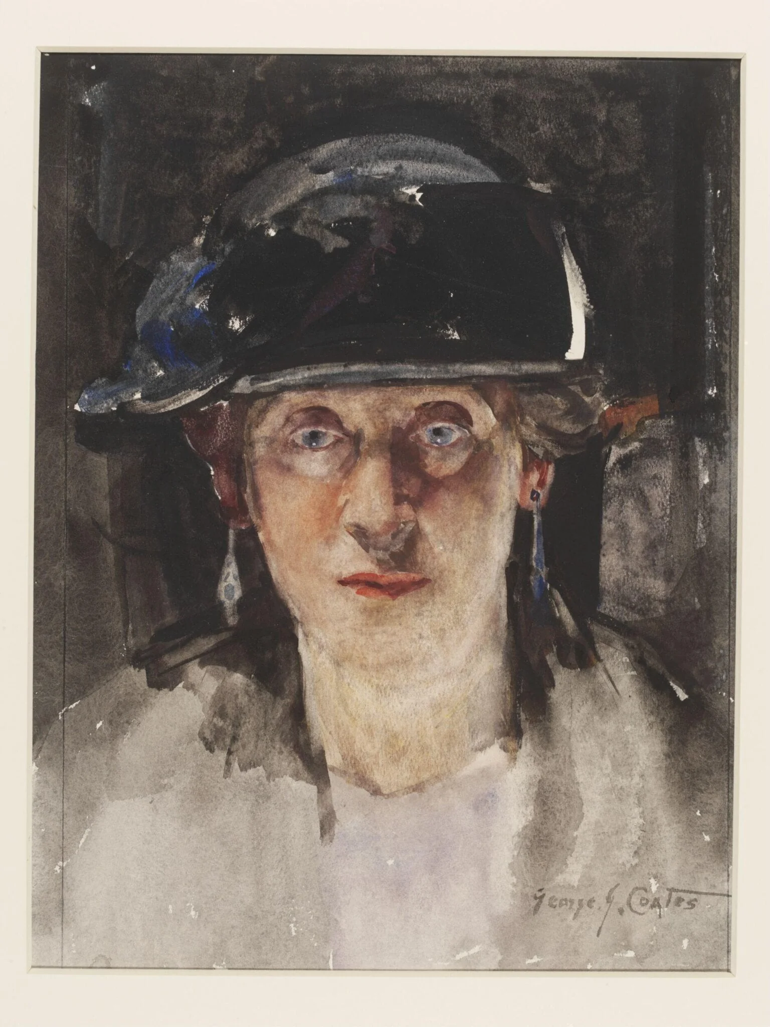 Head of a Lady, detail