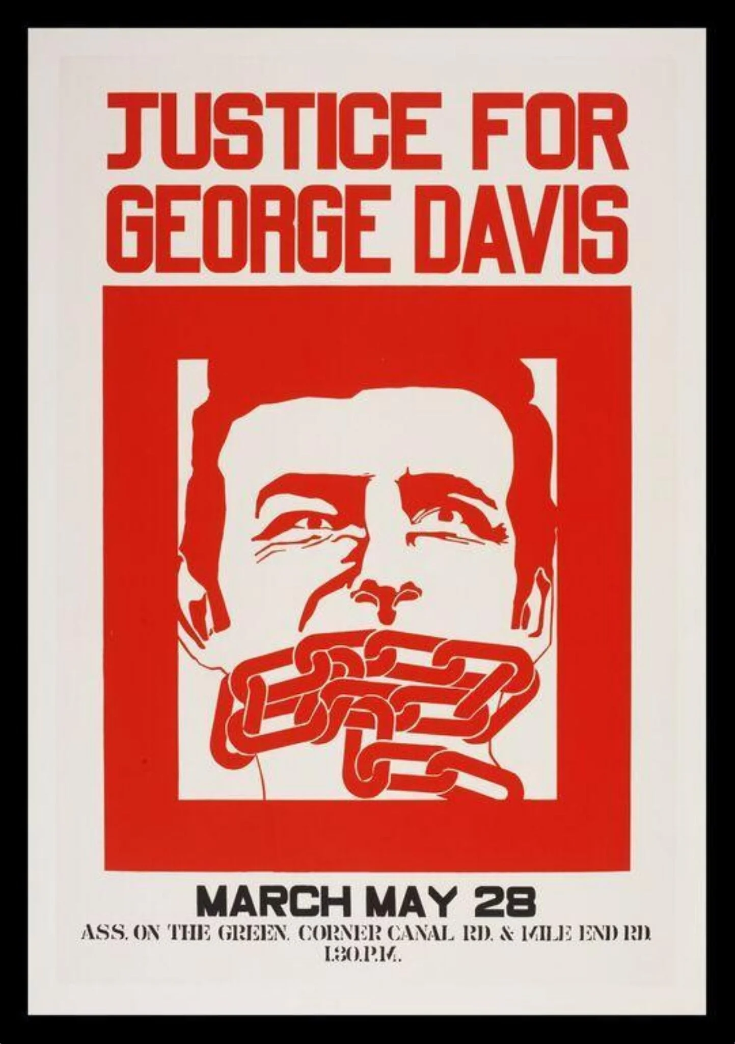 Justice For George Davis, detail