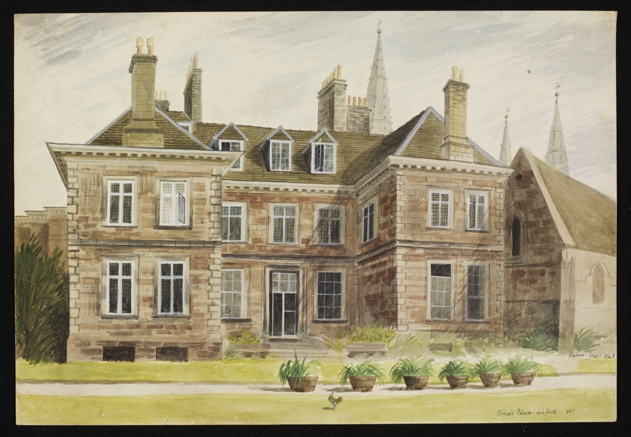 Bishop's Palace, Lichfield (South or Garden Front), detail