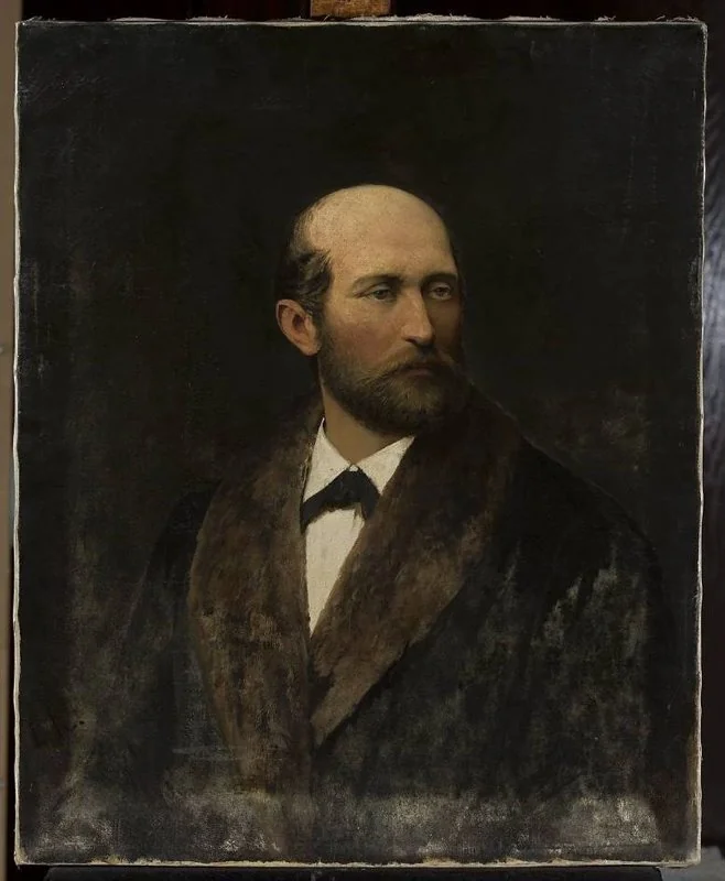 Self-portrait, detail
