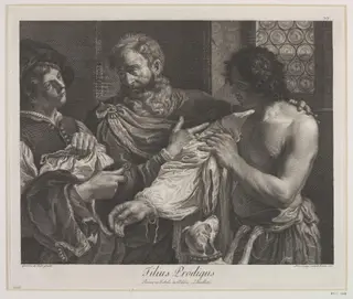 Return of the Prodigal Son, by Dominico Cunego, 1750