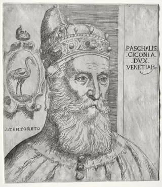 Portrait of Pasquale Cicogna, Doge of Venice, by Palma il Giovane, 1592