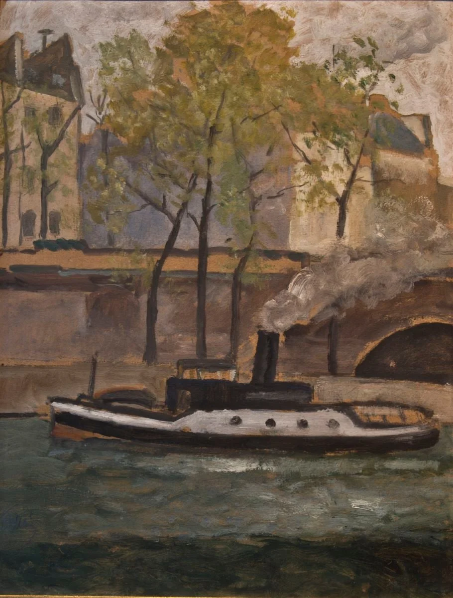 Remorcher pe Sena, detail